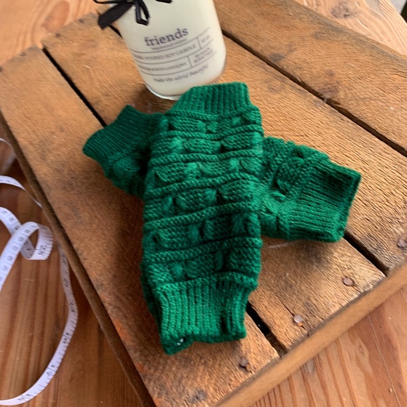 ✨CHUNKY KNIT HAND WARMERS FINGERLESS GLOVES - Picture 3 of 4